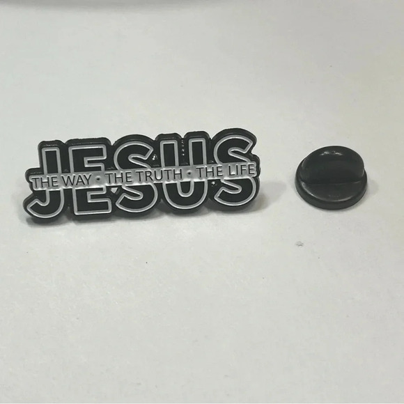 FREE w/ Purchase - Jesus The Way • The Truth  • The Life Pin ❤️‍🔥 - Picture 1 of 5